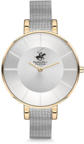 Front view of Beverly Hills Polo Club BH2162-02 Watch on white background