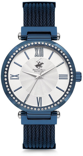 Front view of Beverly Hills Polo Club BH2188-03 Watch on white background