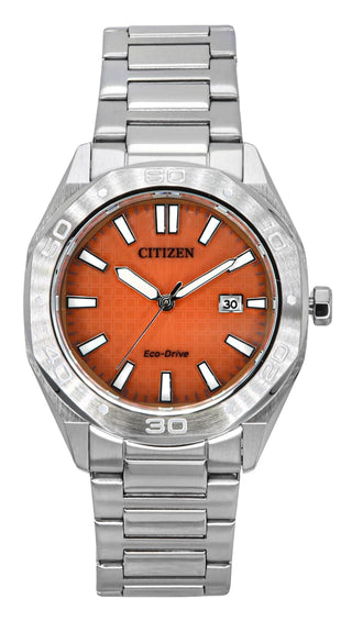 Front view of Citizen BM7630-80Z Mens Watch on white background