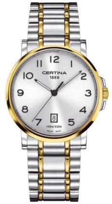 Front view of Certina Caimano C017.410.22.032.00 Mens Watch on white background