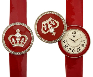 Front view of Wintex Milano Corona CORONA_B ROSSO Womens Watch on white background