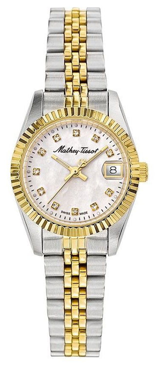 Front view of Mathey-Tissot D710BI.-.MT Womens Watch on white background