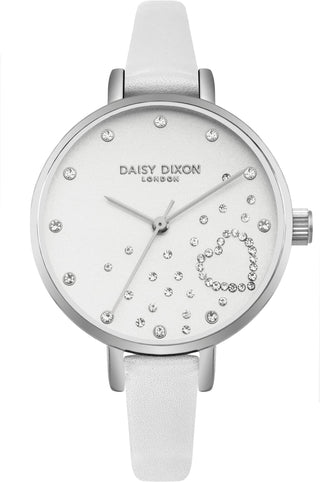 Front view of Daisy Dixon Zara DD083WS Womens Watch on white background