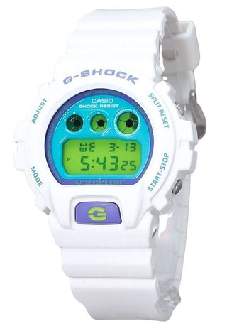 Front view of Casio DW-6900RCS-7 Mens Watch on white background