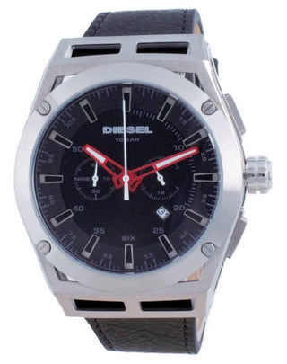 Front view of Diesel Timeframe Chronograph DZ4543 Mens Watch on white background