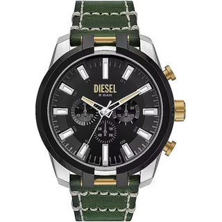 Front view of Diesel Split Chronograph DZ4588 Mens Watch on white background