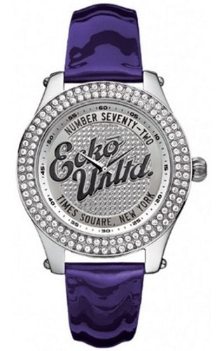 Front view of Marc Ecko The Rollie E10038M3 Womens Watch on white background