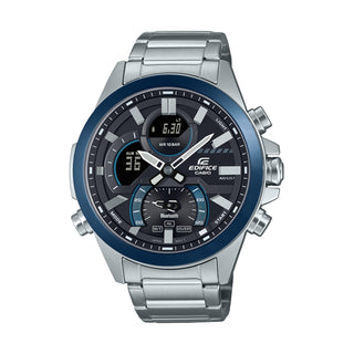 Front view of Casio Edifice Sport Bluetooth® ECB-30DB-1AEF Mens Watch on white background