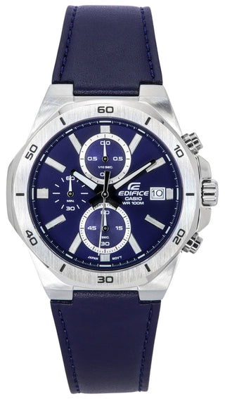 Front view of Casio EFV-640L-2A Mens Watch on white background