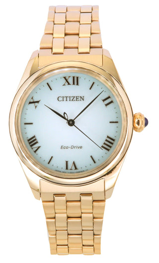 Front view of Citizen EM1143-81X Womens Watch on white background