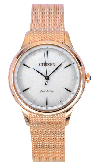 Front view of Citizen EM1153-88A Womens Watch on white background