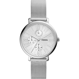 Front view of Fossil Jacqueline ES5099 Womens Watch on white background