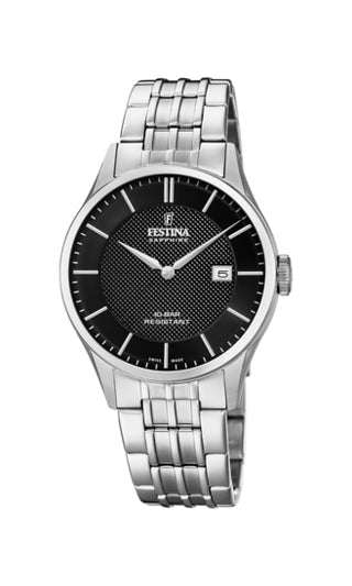 Front view of Festina F20005_4 Watch on white background