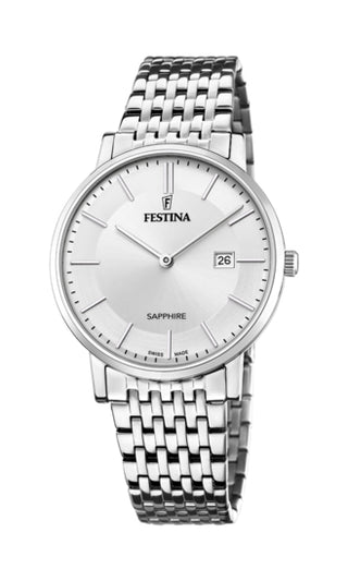 Front view of Festina F20018_1 Watch on white background