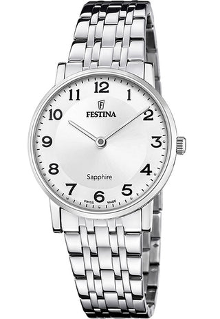 Front view of Festina F20047_1 Watch on white background