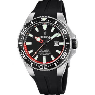 Front view of Festina F20664-3 Mens Watch on white background