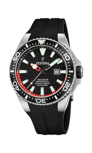 Front view of Festina F20664_3 Watch on white background