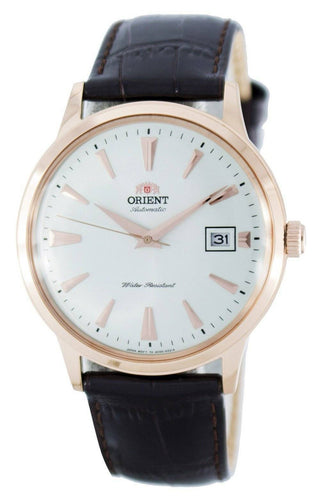 Front view of Orient Bambino FAC00002W0 Mens Watch on white background