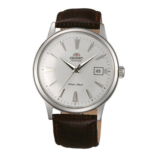 Front view of Orient Bambino FAC00005W0 Unisex Watch on white background