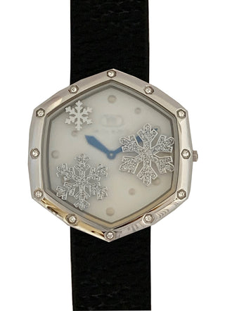 Front view of Wintex Milano Fiocco Di Neve FIOCCO DI NEVE_B NERO Womens Watch on white background