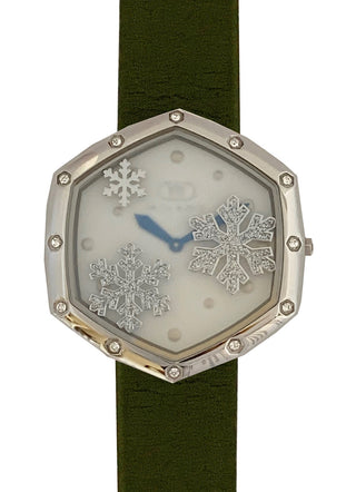 Front view of Wintex Milano Fiocco Di Neve FIOCCO DI NEVE_B VERDE Womens Watch on white background