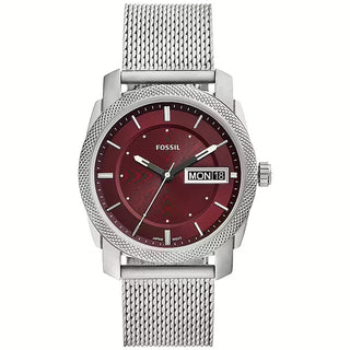 Front view of Fossil Machine FS6014 Mens Watch on white background