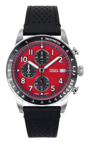Front view of Fossil FS6086 Mens Watch on white background