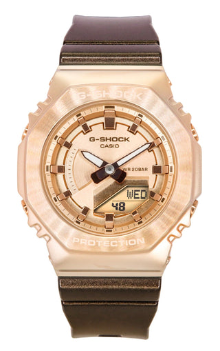 Front view of Casio GM-S2100CB-5A Womens Watch on white background