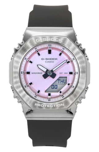 Front view of Casio GM-S2110-4A Womens Watch on white background