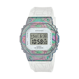 Front view of Casio G-Shock 40Th Anniversary Adventurer GM-S5640GEM-7ER Womens Watch on white background