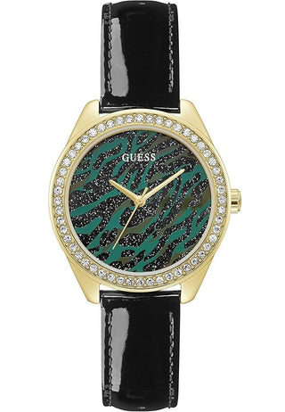 Front view of Guess Ziggy GW0110L1 Womens Watch on white background