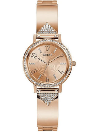 Front view of Guess Triluxe GW0474L3 Womens Watch on white background