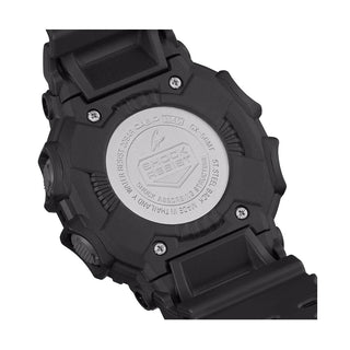 Angle shot of Casio G-Shock GX-56MF-1ER Black Resin Mens Watch on white background