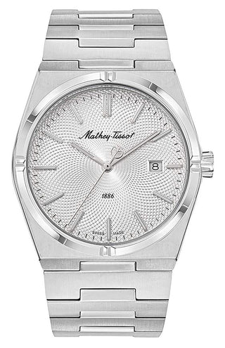 Front view of Mathey-Tissot H118AS.-.MT Mens Watch on white background