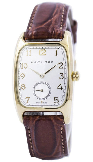 Front view of Hamilton H13431553 Mens Watch on white background