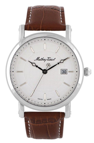 Front view of Mathey-Tissot 611251AI.-.MT Mens Watch on white background