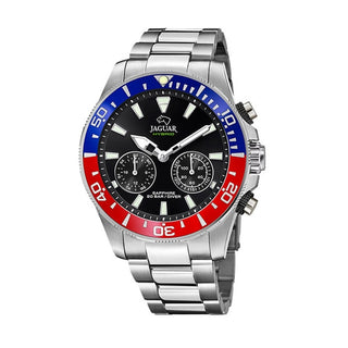 Front view of Jaguar J888_4 Watch on white background