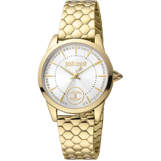 Front view of Just Cavalli Glam JC1L087M0255 Womens Watch on white background