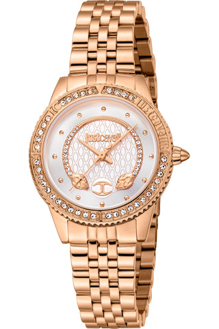 Front view of Just Cavalli Neive Collection JC1L275M0065 Womens Watch on white background