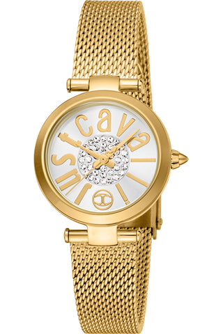 Front view of Just Cavalli Modena Collection JC1L280M0045 Womens Watch on white background