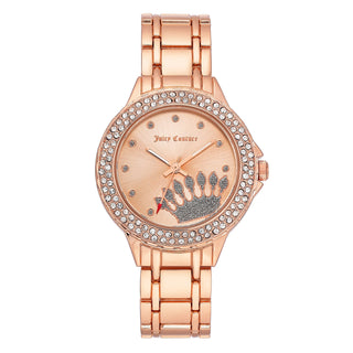 Front view of Juicy Couture JC_1282RGRG Womens Watch on white background