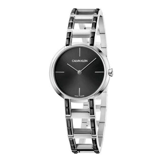 Front view of Calvin Klein Cheers K8NX3UB1 Womens Watch on white background