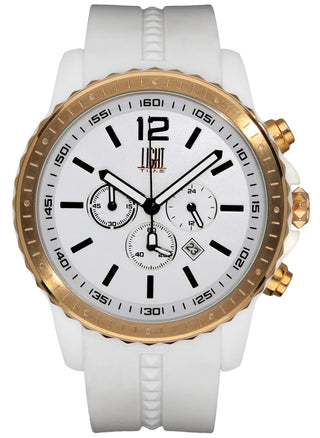 Front view of Light Time Speed Way L158D Mens Watch on white background