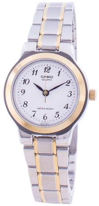 Front view of Casio LTP-1131G-7BRDF Womens Watch on white background