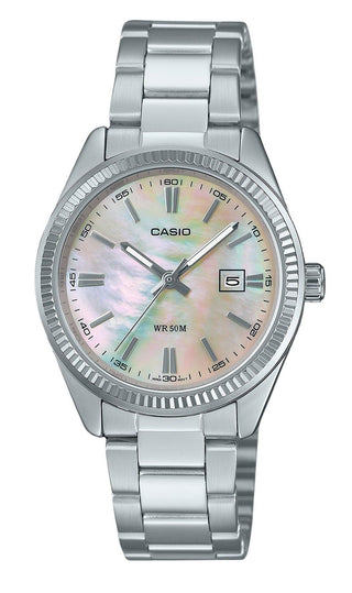 Front view of Casio LTP-1302DS-4AV Womens Watch on white background