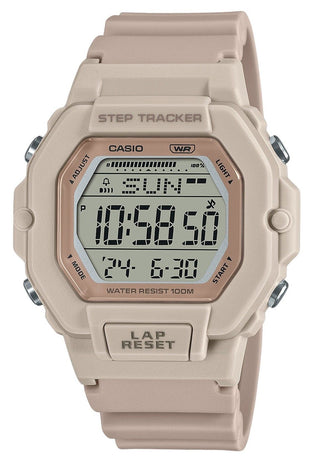 Front view of Casio LWS-2200H-4 Unisex Watch on white background