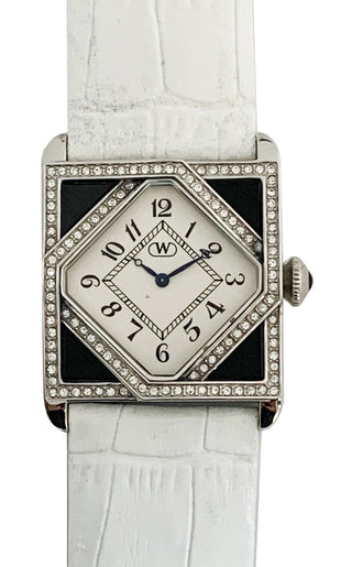 Front view of Wintex Milano MILLE910_B BIANCO Womens Watch on white background