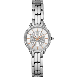 Front view of Michael Kors Allie MK4411 Womens Watch on white background