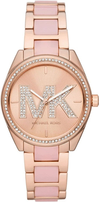 Front view of Michael Kors Janelle MK4731 Womens Watch on white background