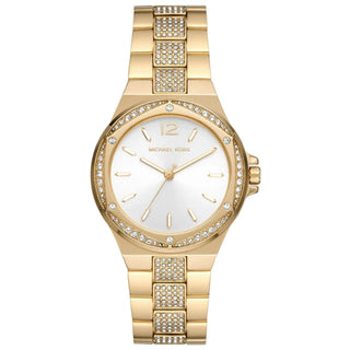 Front view of Michael Kors Lennox MK7278 Womens Watch on white background